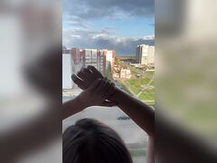 Blonda Fututa Frumos Pe Balcon