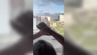 Blonda Fututa Frumos Pe Balcon