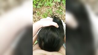 Bruneta Romanca Suge Pula In Padure